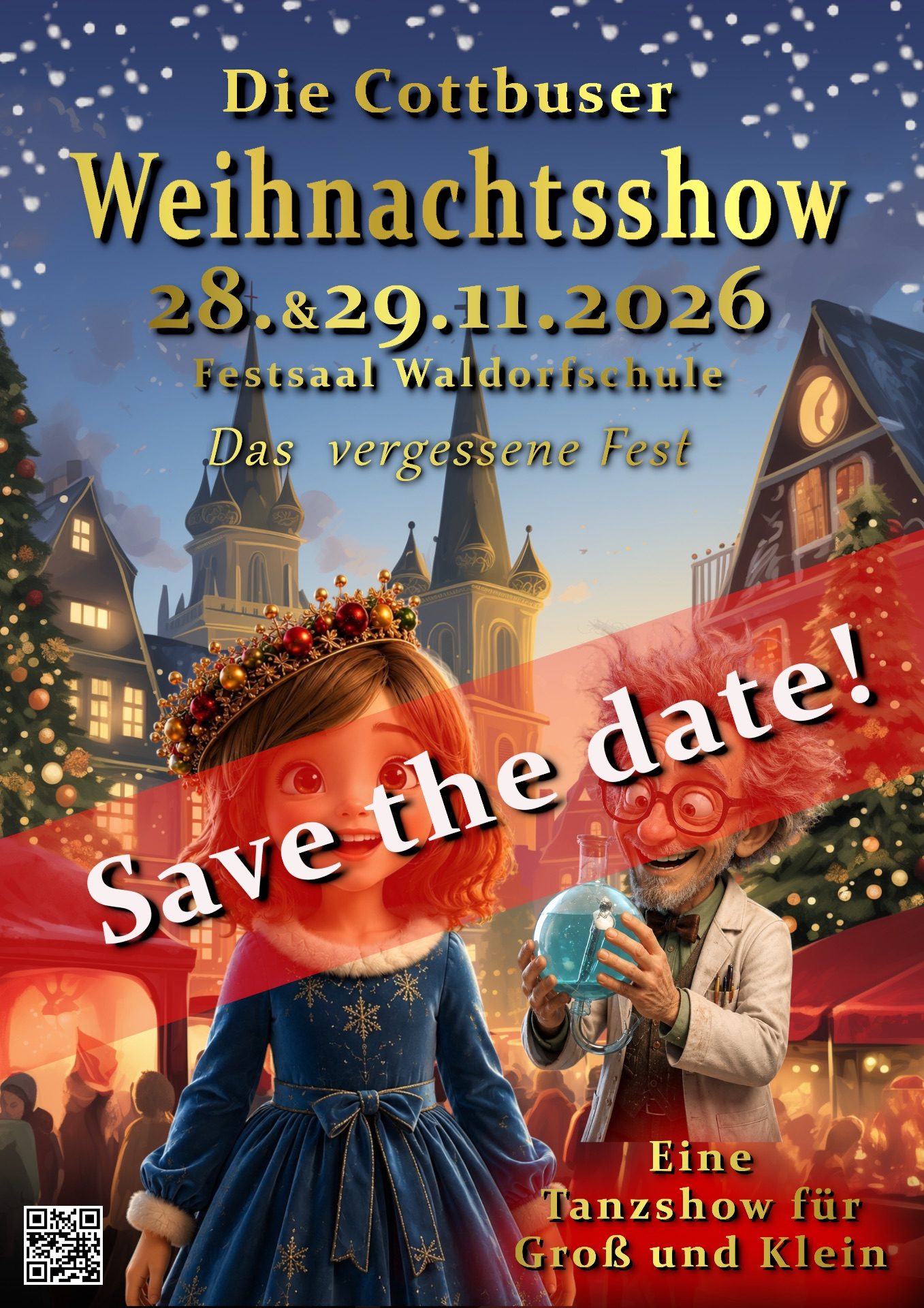 save the date, die Cottbuser Weihnachtsshow
